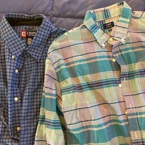 Bundle of 2 mens dress shirts, size XL